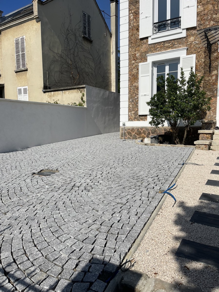 Pose de pavé - pavé exterieur 3